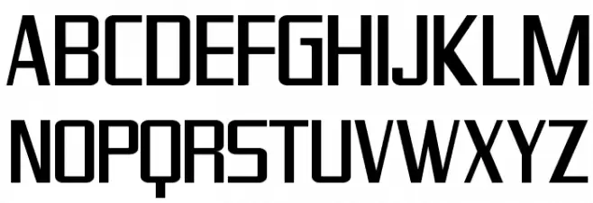 SF Proverbial Gothic خط أحرف كبيرة