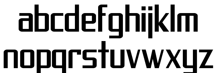 SF Proverbial Gothic フォント 小文字