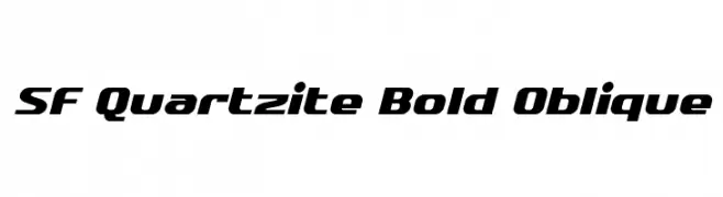 SF Quartzite Bold Oblique  baixar fontes gratis