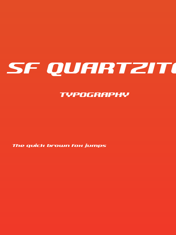 SF Quartzite Extended Oblique Poster