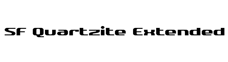 SF Quartzite Extended  Free Fonts Download