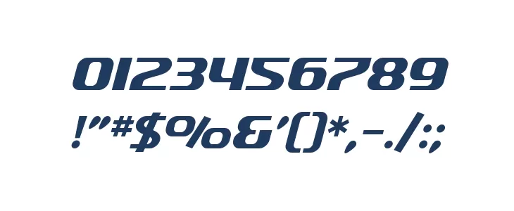 SF Quartzite Oblique Font OTHER CHARS