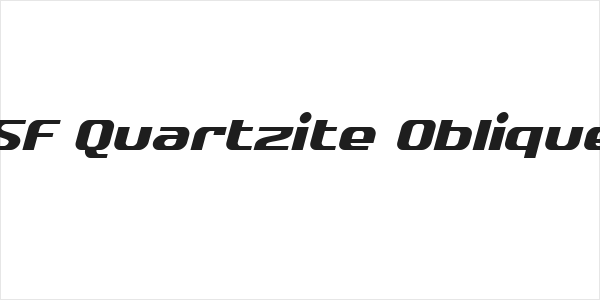 SF Quartzite Oblique Logo