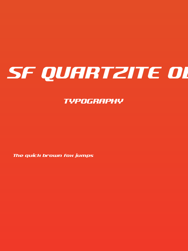 SF Quartzite Oblique Poster