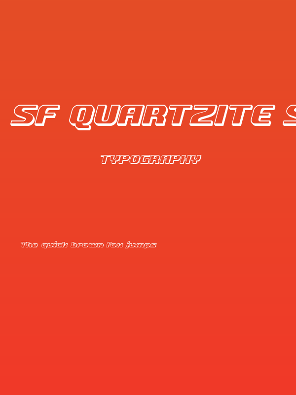 SF Quartzite Shaded Oblique Poster