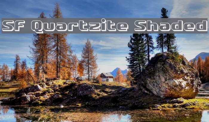 SF Quartzite Shaded Fonte examples