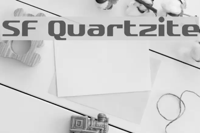 SF Quartzite Шрифта examples