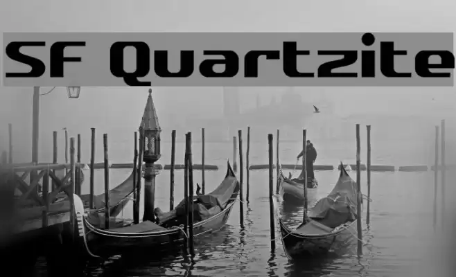 SF Quartzite Шрифта examples