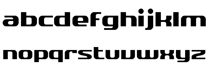 SF Quartzite Font LOWERCASE
