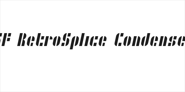 SF RetroSplice Condensed Logo
