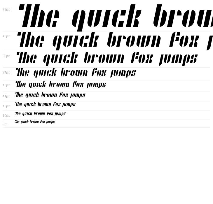 SF RetroSplice Condensed Waterfall