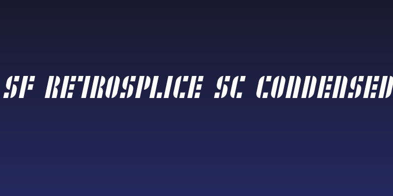 SF RetroSplice SC Condensed Social Header