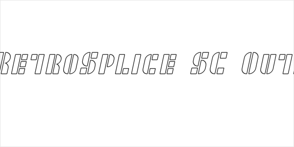 SF RetroSplice SC Outline Logo
