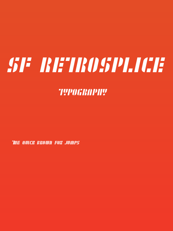 SF RetroSplice SC Poster