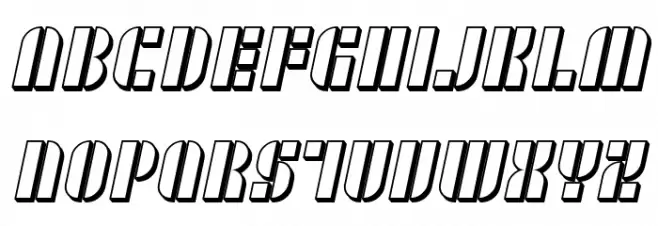 SF RetroSplice Shaded Schriftart Groß
