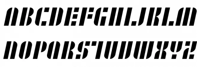 SF RetroSplice Font Litere mari
