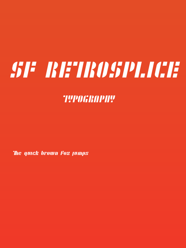 SF RetroSplice Poster