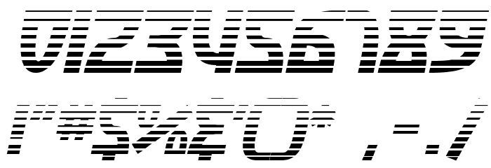SF Retroesque FX Oblique Font OTHER CHARS