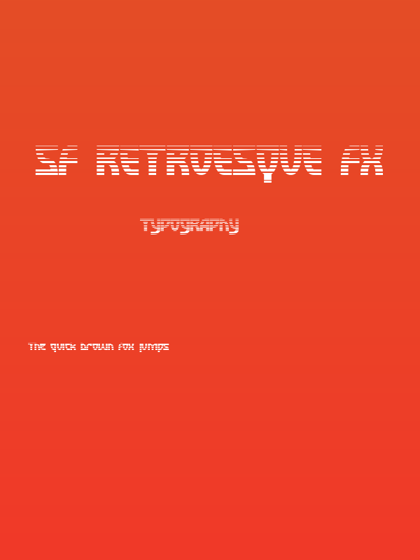 SF Retroesque FX Poster