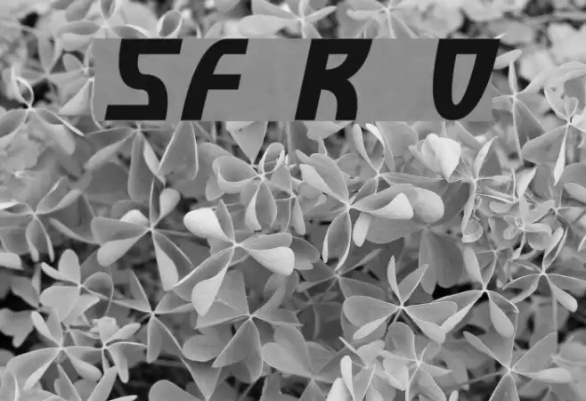 SF Retroesque Oblique Шрифта examples