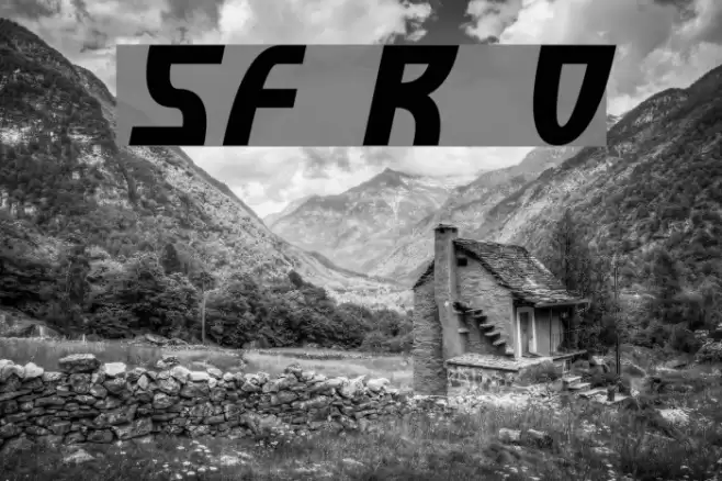 SF Retroesque Oblique Шрифта examples
