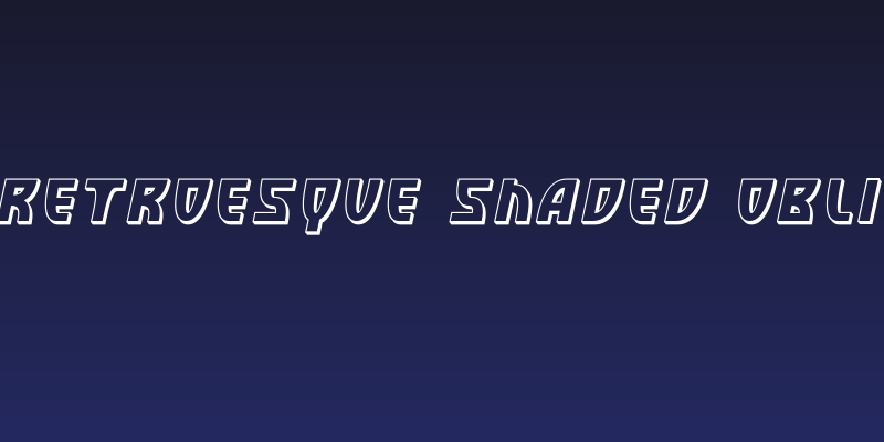 SF Retroesque Shaded Oblique Social Header