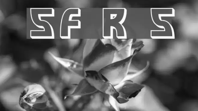 SF Retroesque Shaded Font examples
