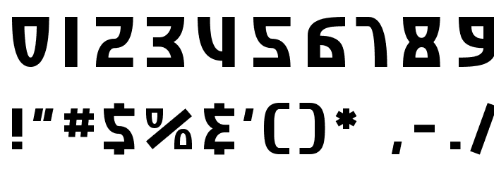 SF Retroesque Font OTHER CHARS