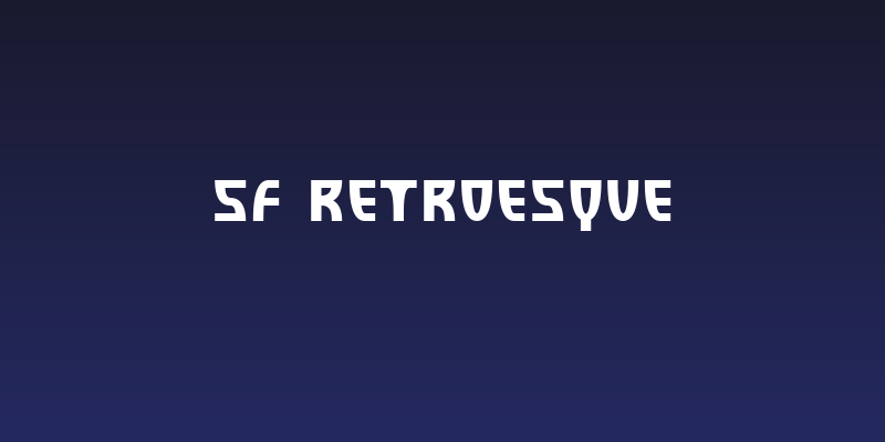 SF Retroesque Social Header