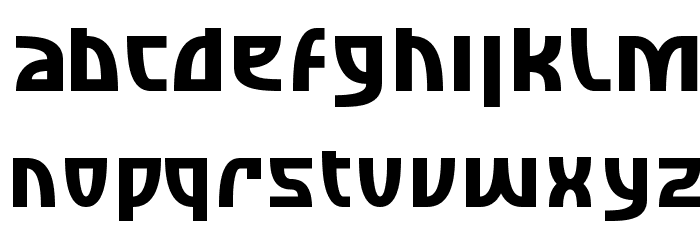 SF Retroesque Font LOWERCASE