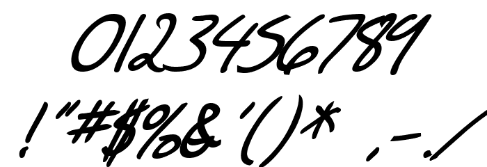 SF Scribbled Sans SC Bold Italic Font OTHER CHARS