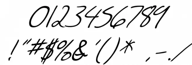 SF Scribbled Sans SC Italic Font OTHER CHARS