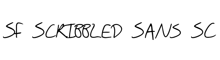 SF Scribbled Sans SC  baixar fontes gratis