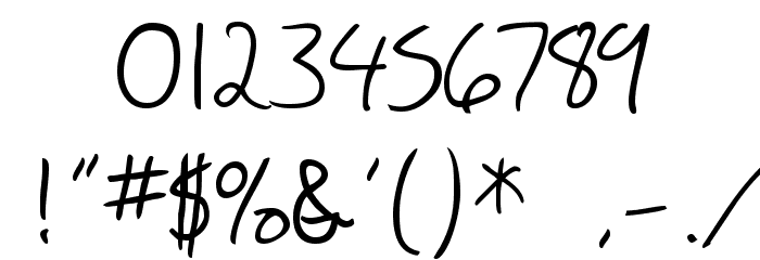 SF Scribbled Sans SC Font OTHER CHARS