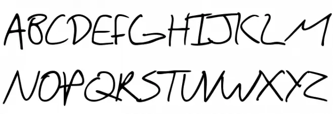 SF Scribbled Sans SC Fuentes MAYÚSCULAS