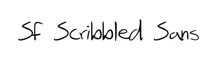 SF Scribbled Sans لخطوط تنزيل