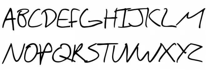 SF Scribbled Sans Fuentes MAYÚSCULAS