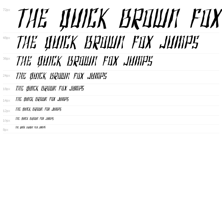 SF Shai Fontai Distressed Oblique Waterfall