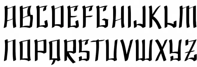 SF Shai Fontai Extended Шрифта ВЕРХНИЙ