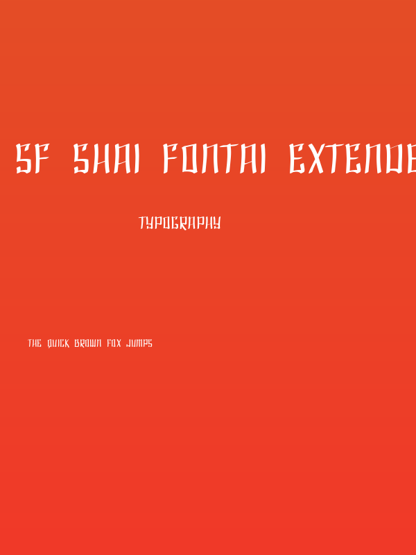 SF Shai Fontai Extended Poster