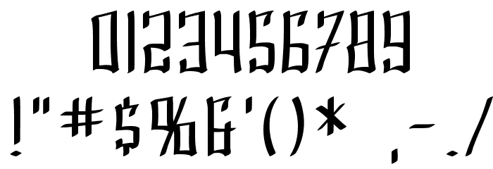 SF Shai Fontai Font OTHER CHARS