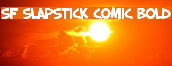SF Slapstick Comic Bold Font examples