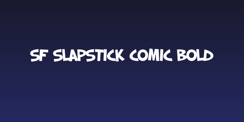 SF Slapstick Comic Bold Social Header