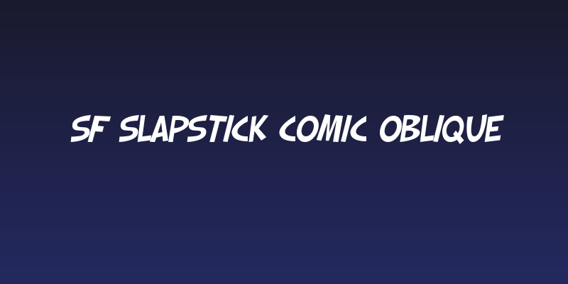 SF Slapstick Comic Oblique Social Header