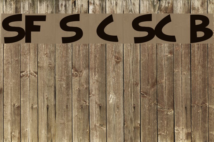SF Slapstick Comic SC Bold Font examples