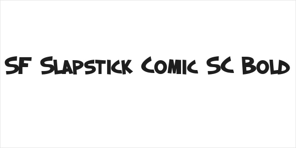 SF Slapstick Comic SC Bold Logo