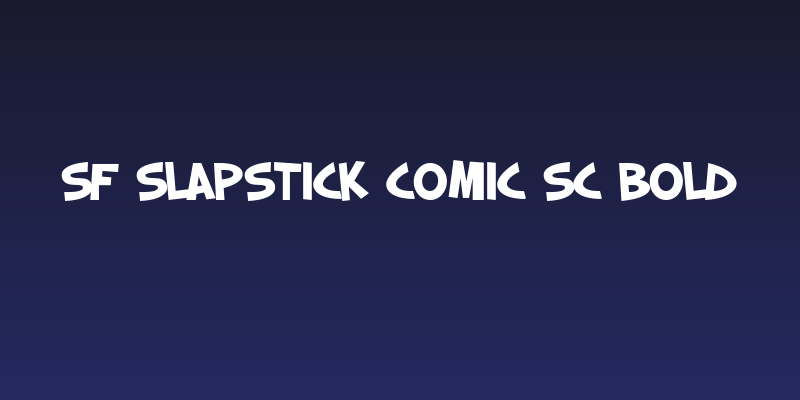 SF Slapstick Comic SC Bold Social Header