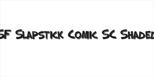 SF Slapstick Comic SC Shaded Logo