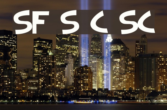 SF Slapstick Comic SC Font examples
