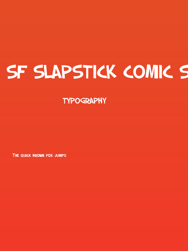 SF Slapstick Comic SC Poster